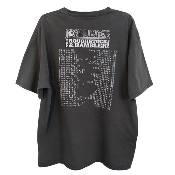 Josh Turner  Grey Concert- Shirt Mens XLG - Picture 2 of 10